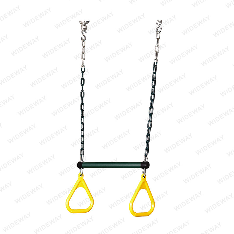 Trapeze Bar and Rings for Swing Set