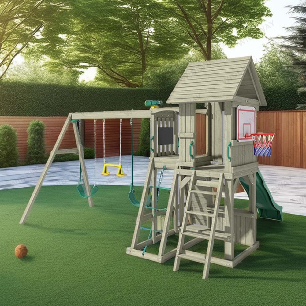 Dragon-Great Skye Wooden Swing Set