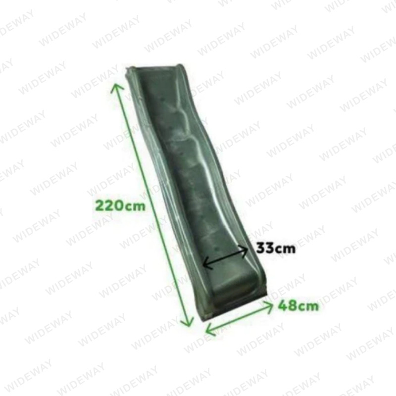 7FT Plastic Garden Wavy Slide