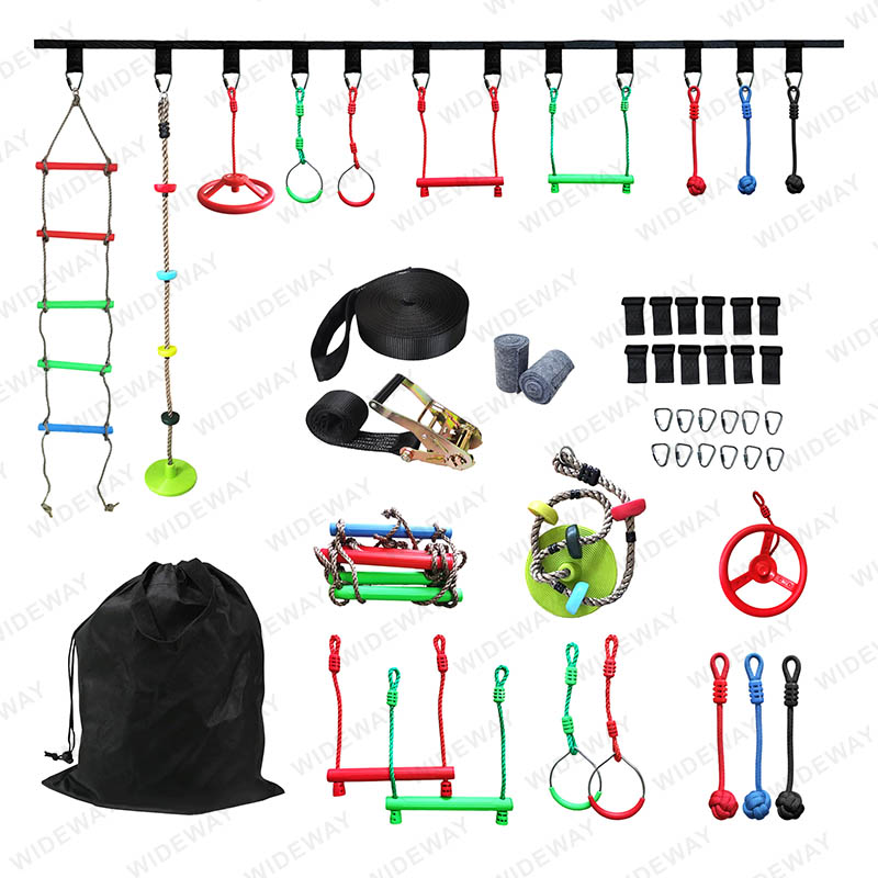 Slackline Swing Set