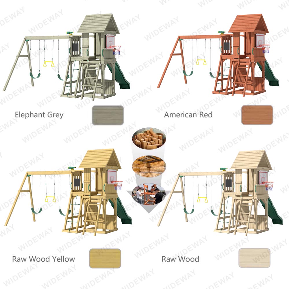 Dragon-Great Skye Wooden Swing Set