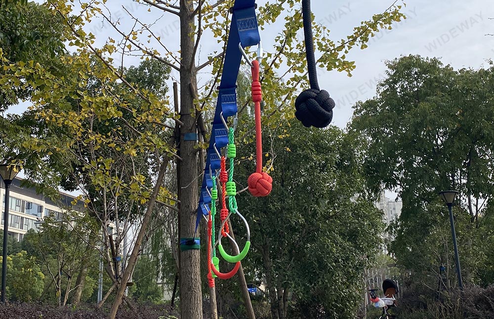 Slackline Swing Set