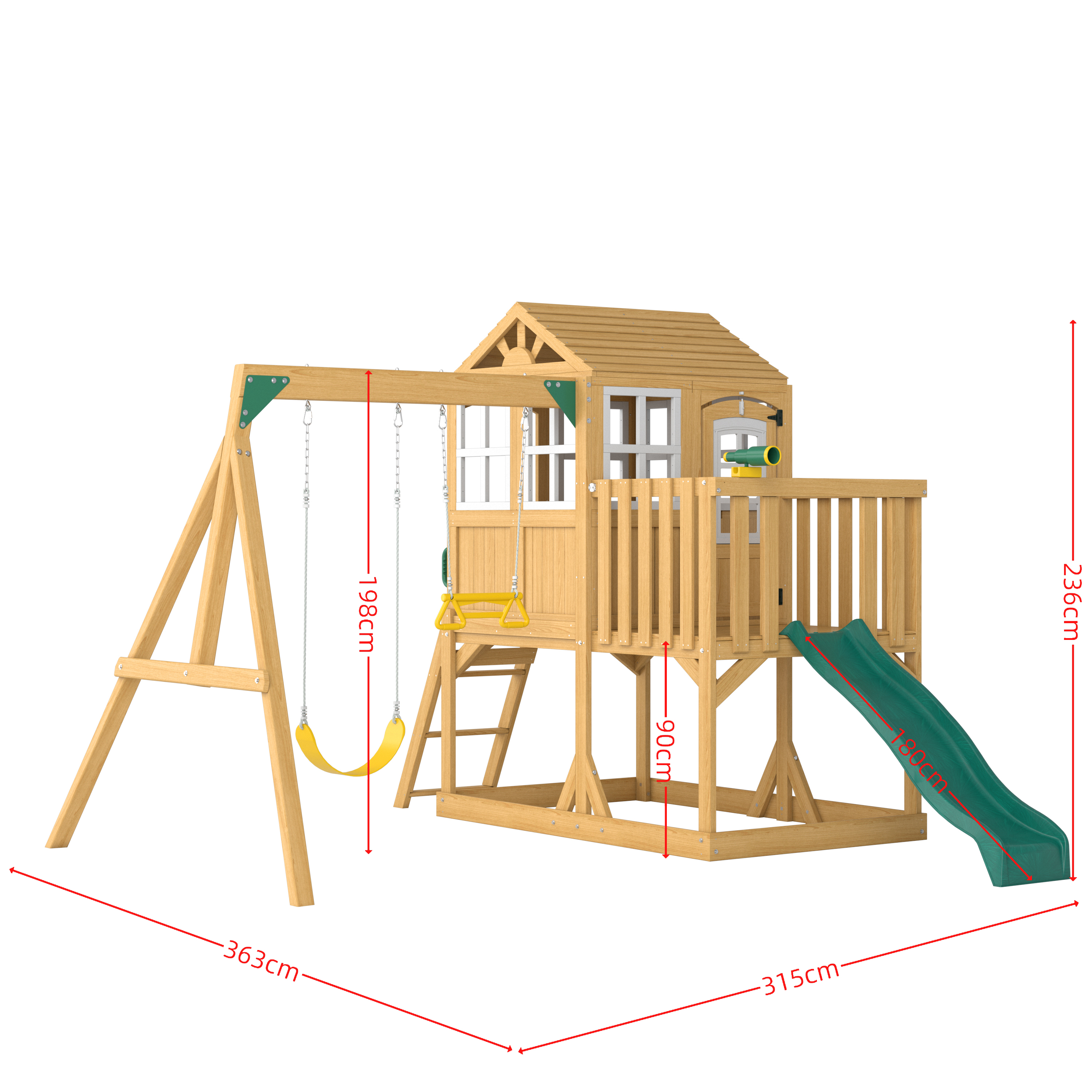 New Arrival: Our Most Popular Outdoor Wooden Playset for Backyard Fun!